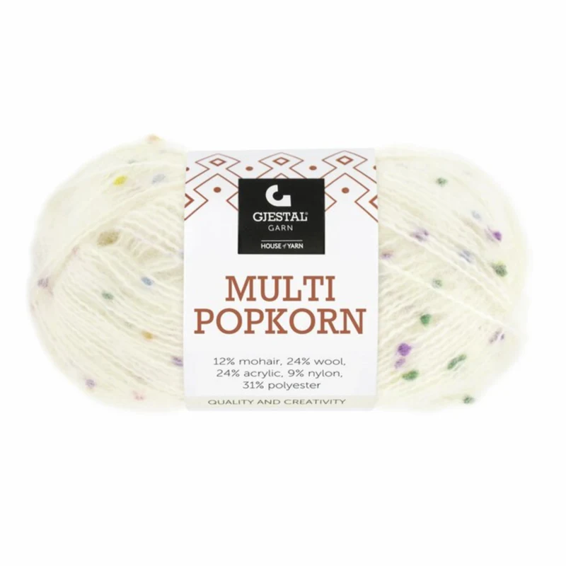 Gjestal Multi Popkorn 501 White