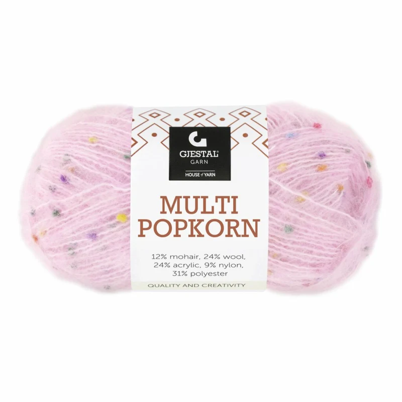 Gjestal Multi Popkorn 505 Pink