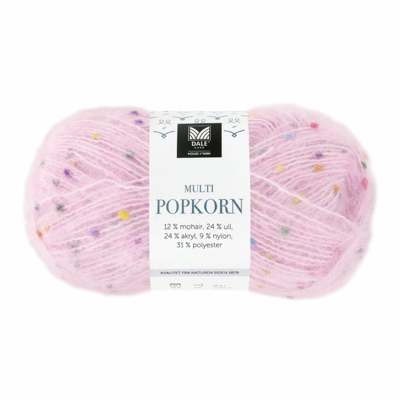 Dale Multi Popkorn 505 Pink