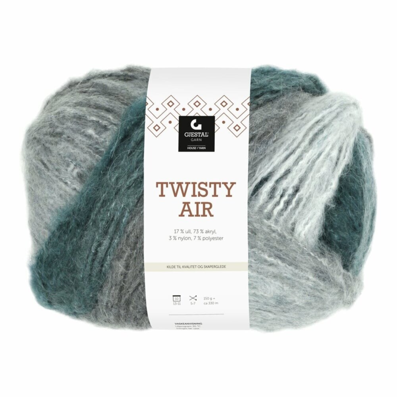 Gjestal Twisty Air 9110 White/gray print