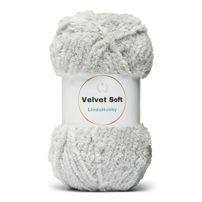 LindeHobby Velvet Soft 3 Grå