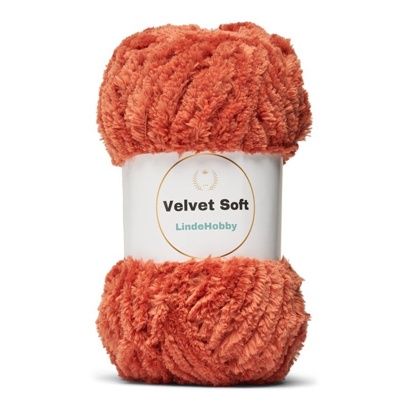 LindeHobby Velvet Soft 20 Terracotta Red