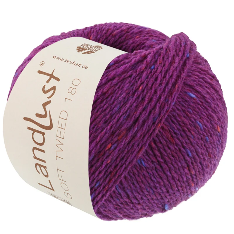 Lana Grossa Landlust Soft Tweed 180 133 Violet heathered