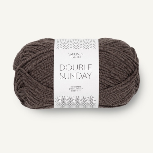 Sandnes Double Sunday 3880 Dark Chocolate