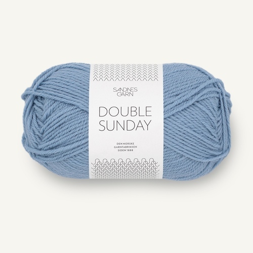 Sandnes Double Sunday 6032 Blue Hydrangea