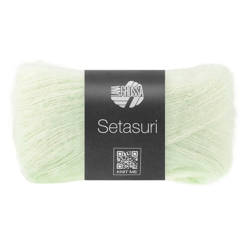 Lana Grossa Setasuri 83 White green