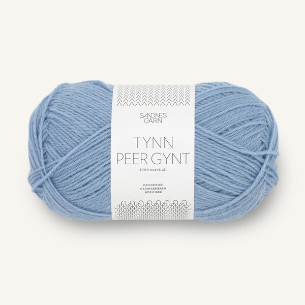 Sandnes Tynn Peer Gynt 6032 Blue Hydrangea