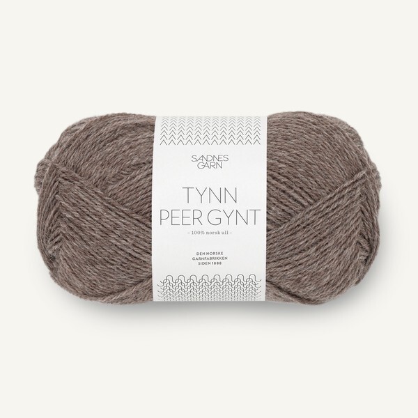 Sandnes Tynn Peer Gynt 2652 Medium Brown Melange