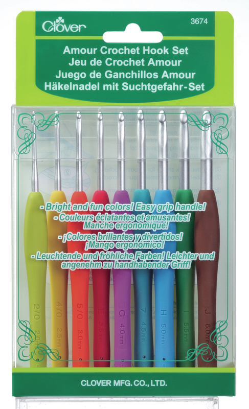Clover Amour Crochet Hook Set (9 sizes)