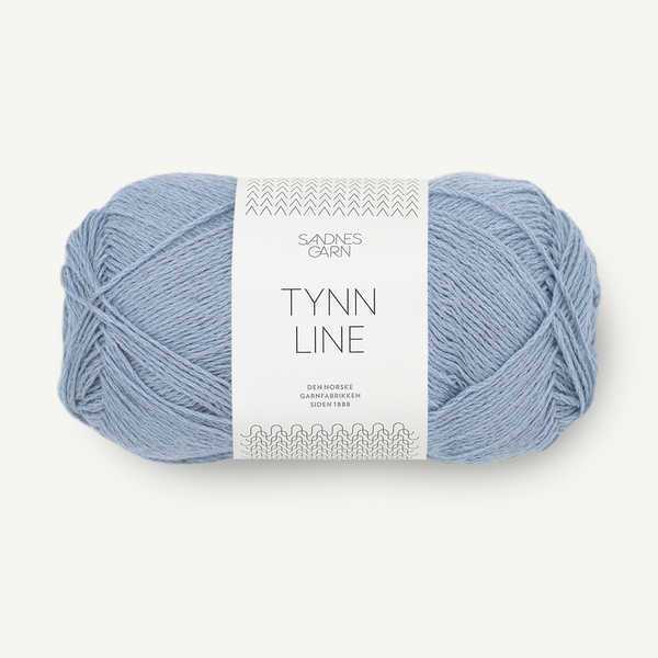 Sandnes Tynn Line 6032 Blue Hydrangea