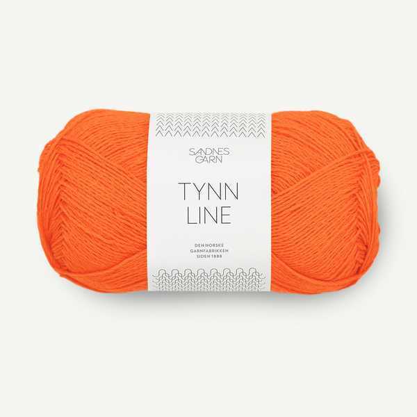 Sandnes Tynn Line 3009 Orange Tiger