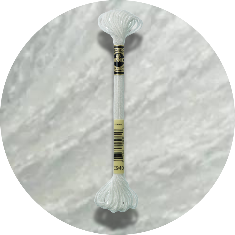 DMC Mouliné Light Effects E940 Glow in the Dark