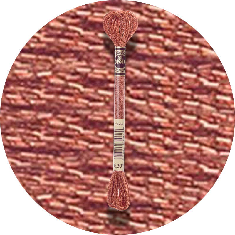 DMC Mouliné Light Effects E301 Metallic Squirrel