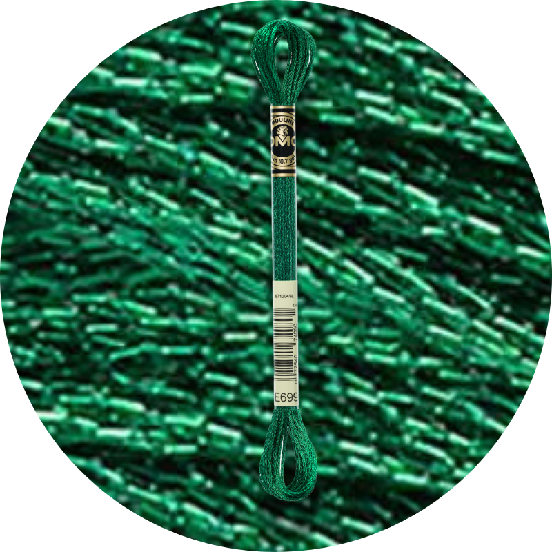 DMC Mouliné Light Effects E699 Metallic Candied Fruit