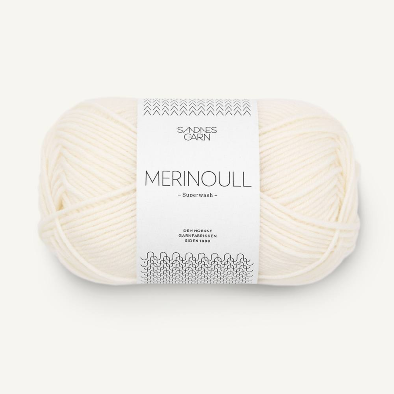 Sandnes Merinoull 1002 White