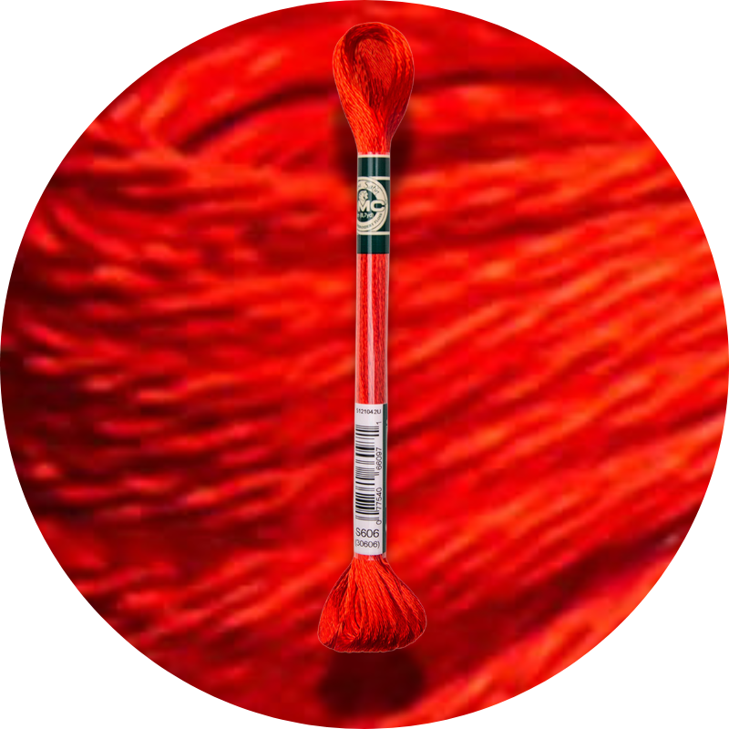 DMC Mouliné Satin Embroidery Thread S606