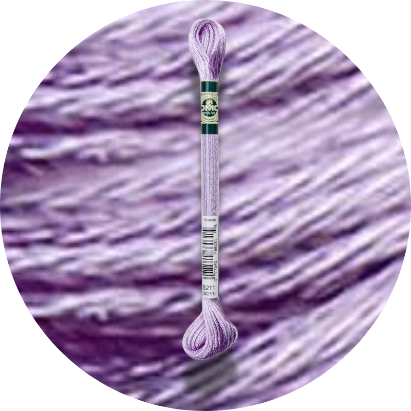 DMC Mouliné Satin Embroidery Thread S211