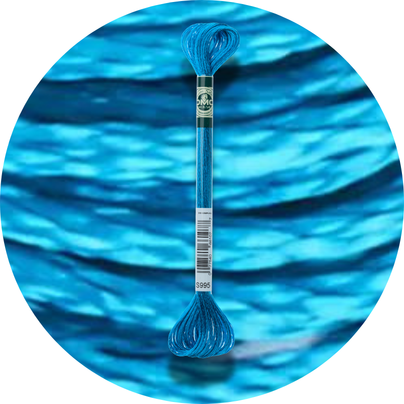 DMC Mouliné Satin Embroidery Thread S995