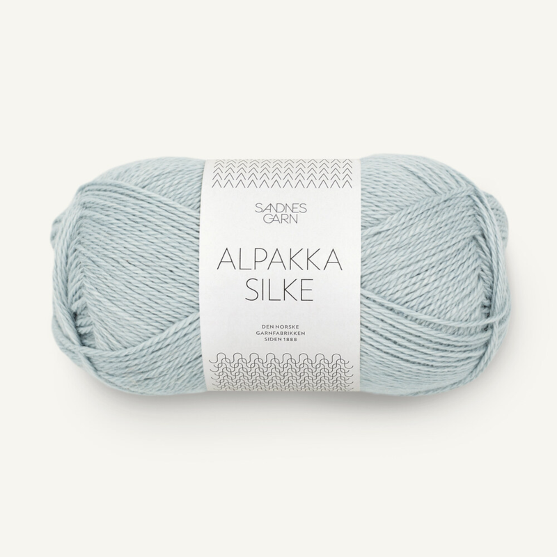 Sandnes Alpakka Silke 7521 Light Grey Blue