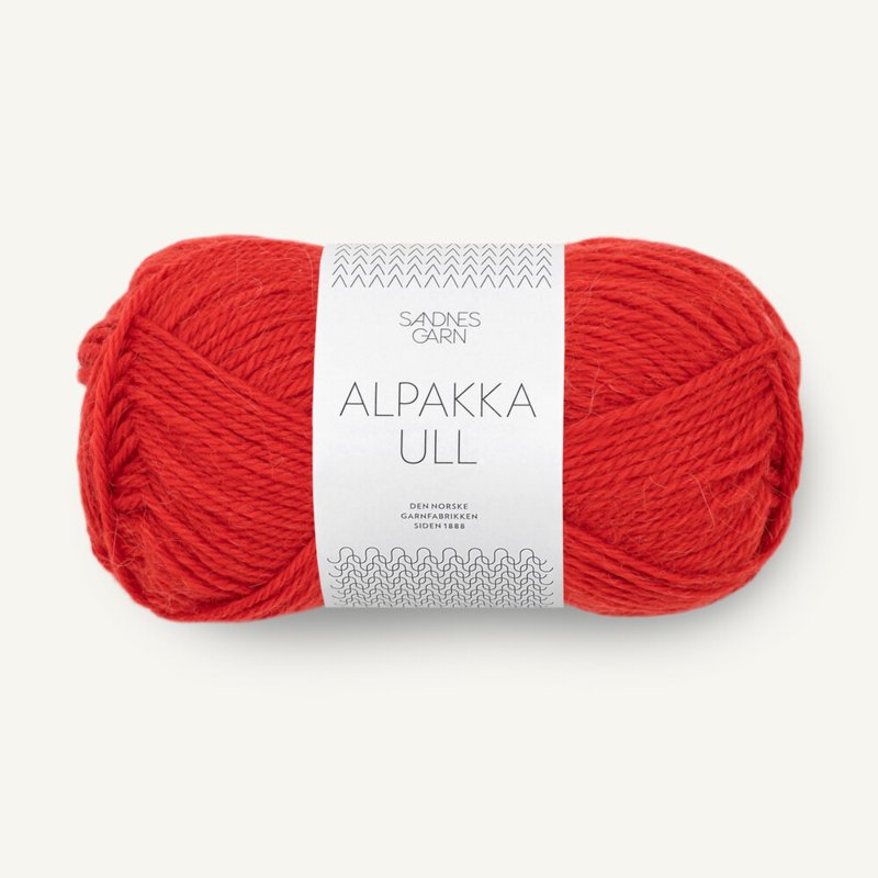 Sandnes Alpakka Ull 4018 Scarlet Red