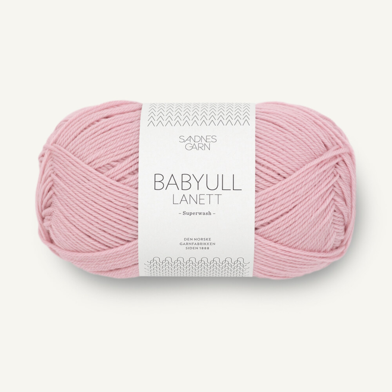 Sandnes Babyull Lanett 4312 Powder Pink