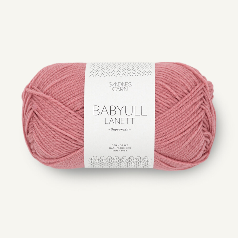Sandnes Babyull Lanett 4023 Dusty Old Pink