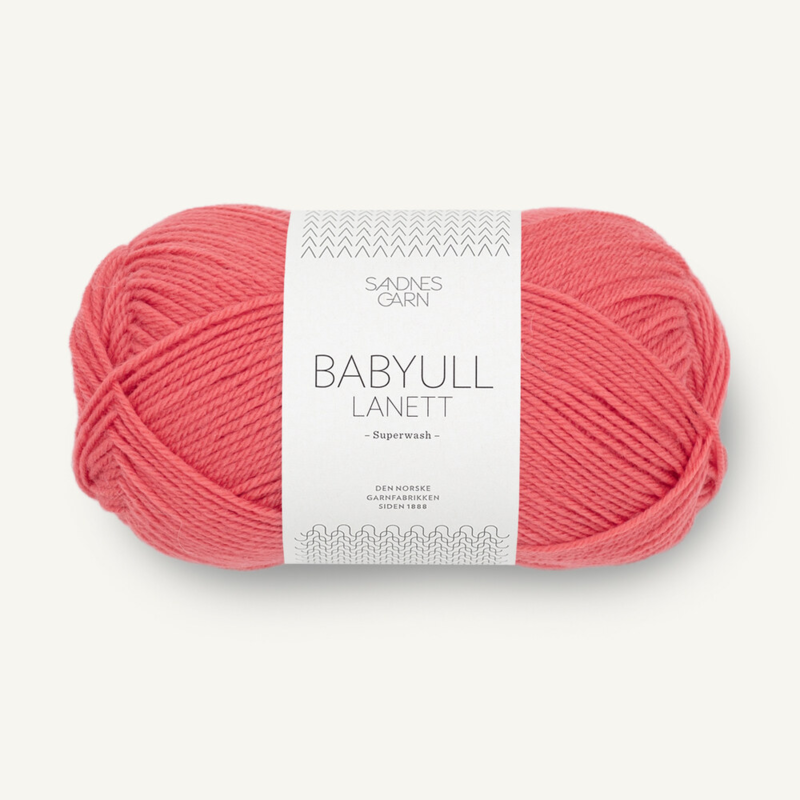 Sandnes Babyull Lanett 4006 Deep Coral
