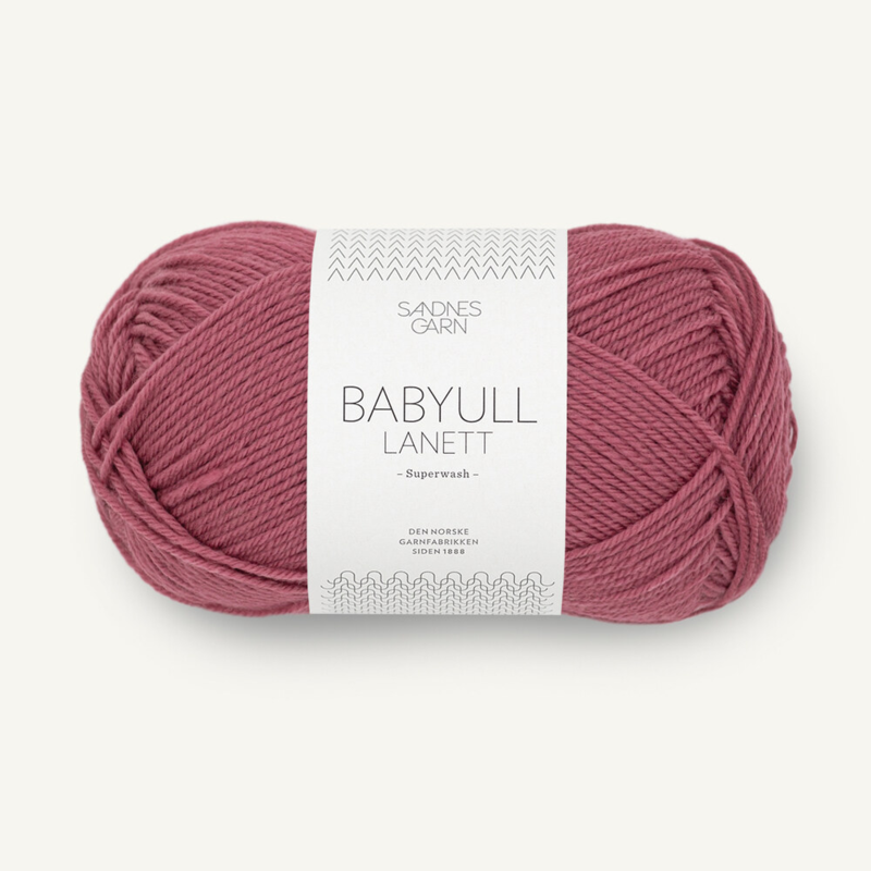 Sandnes Babyull Lanett 4244 Dark Old Pink