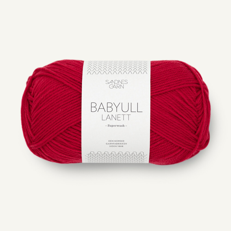 Sandnes Babyull Lanett 4128 Red