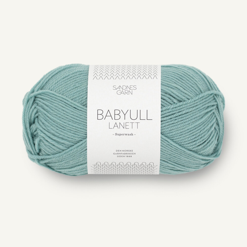 Sandnes Babyull Lanett 6841 Dusty Aqua