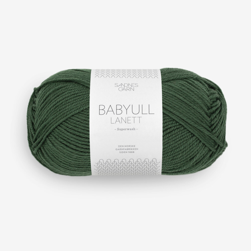 Sandnes Babyull Lanett 8082 Forest Green