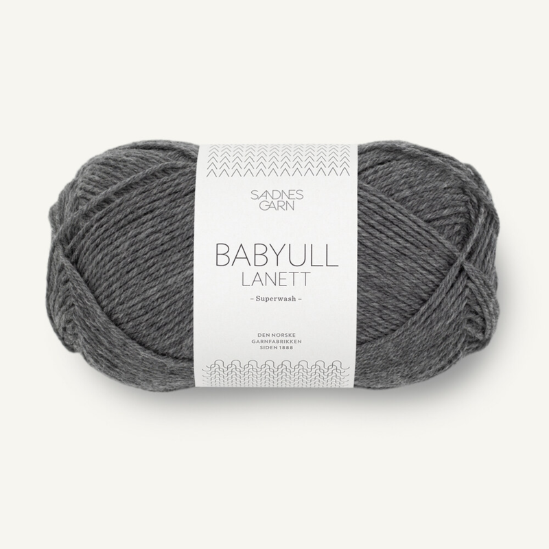 Sandnes Babyull Lanett 1053 Dark Grey Melange