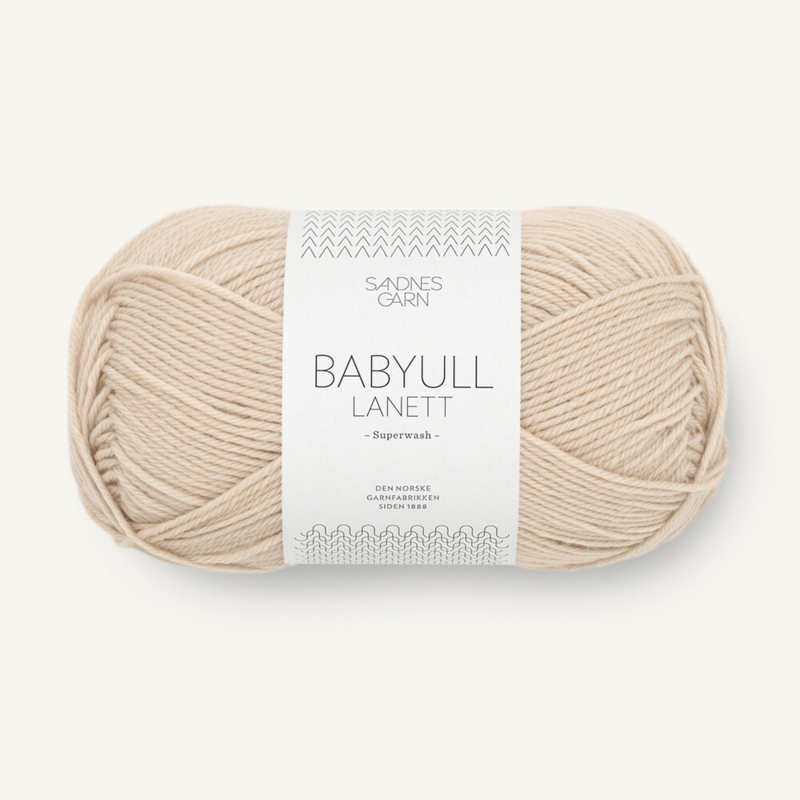 Sandnes Babyull Lanett 2321 Marzipan