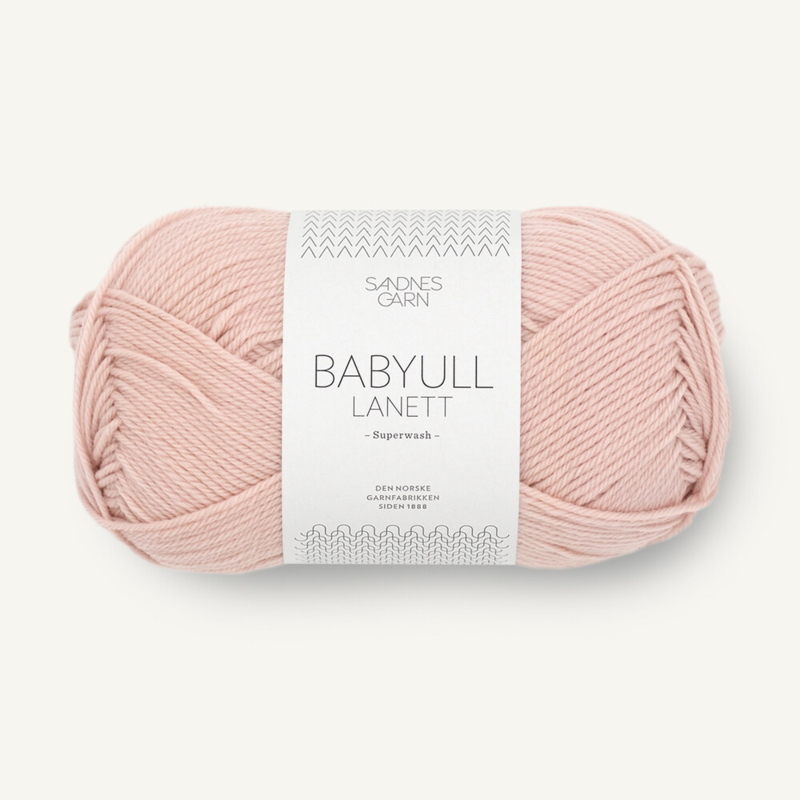 Sandnes Babyull Lanett 3521 Pearl Pink