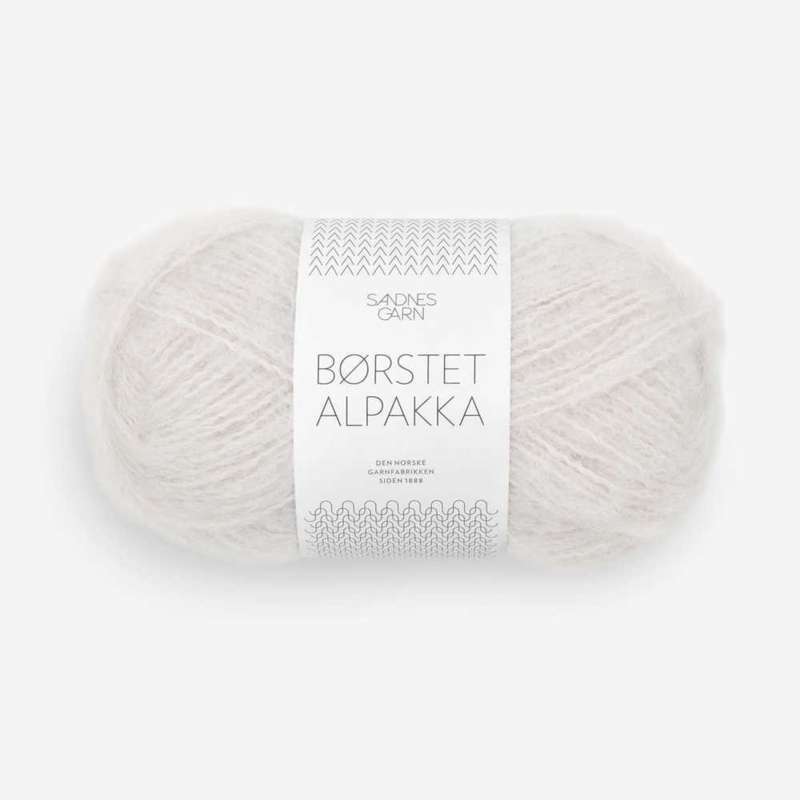 Sandnes Børstet Alpakka 1014 Porcelain