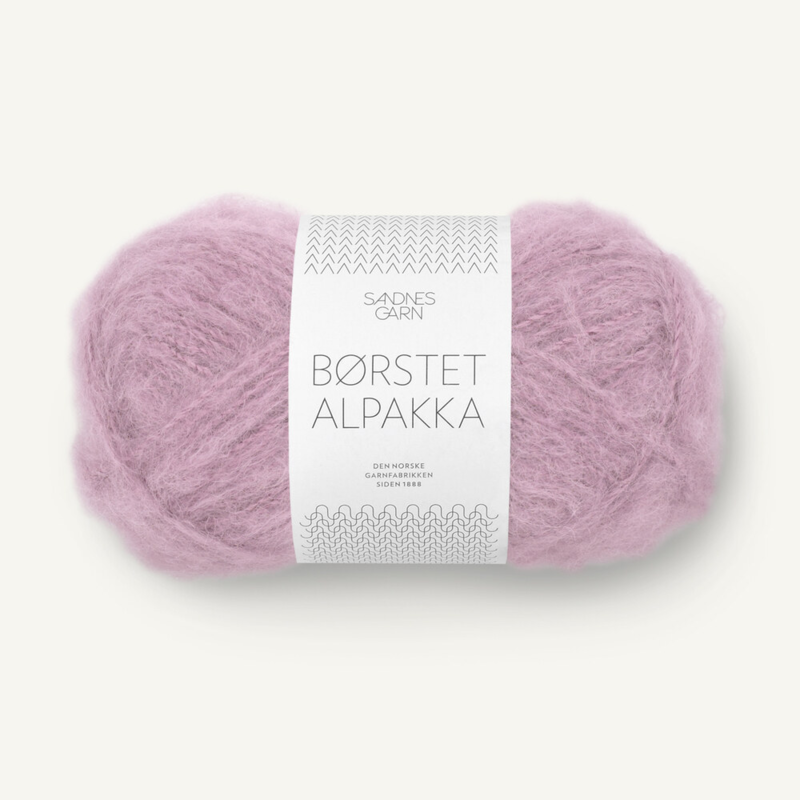 Sandnes Børstet Alpakka 4632 Pink Lavender