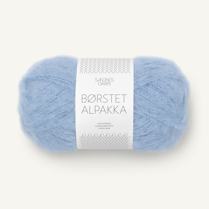 Sandnes Børstet Alpakka 6003 Light Blue