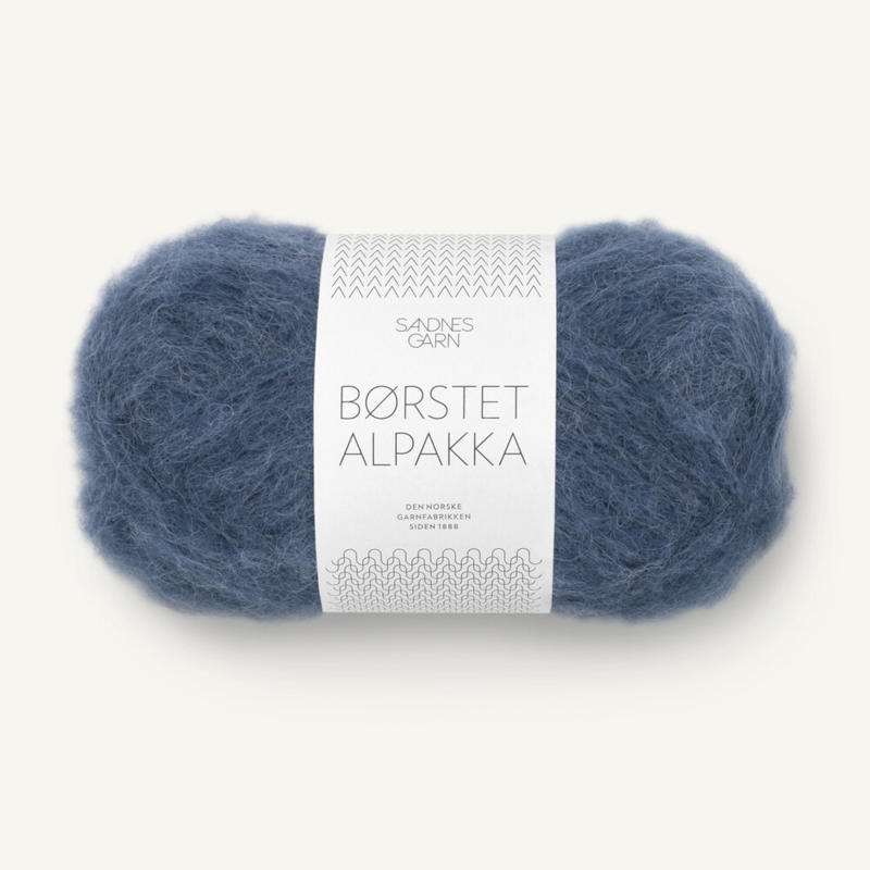 Sandnes Børstet Alpakka 6064 Blueberry