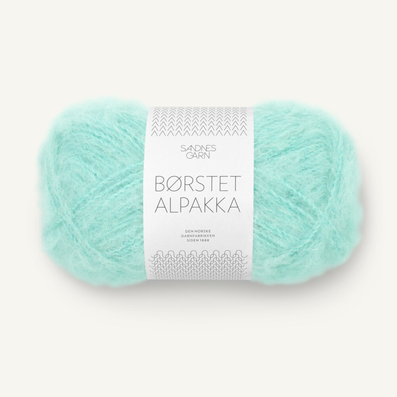 Sandnes Børstet Alpakka 7213 Blue Turquoise