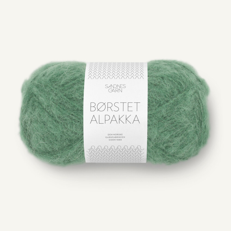 Sandnes Børstet Alpakka 8062 Myrtle Green