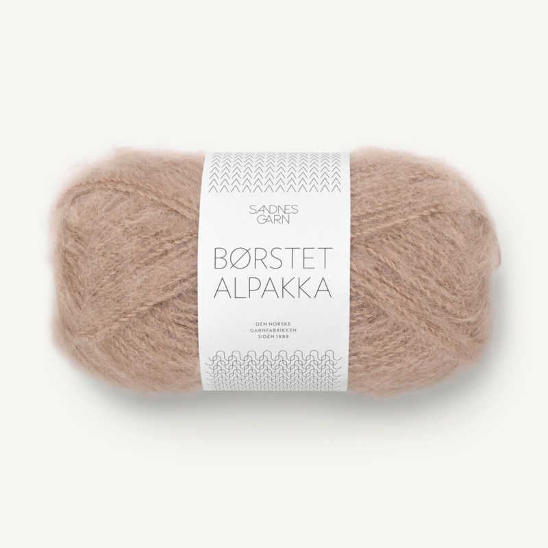 Sandnes Børstet Alpakka 3040 Caffe Latte