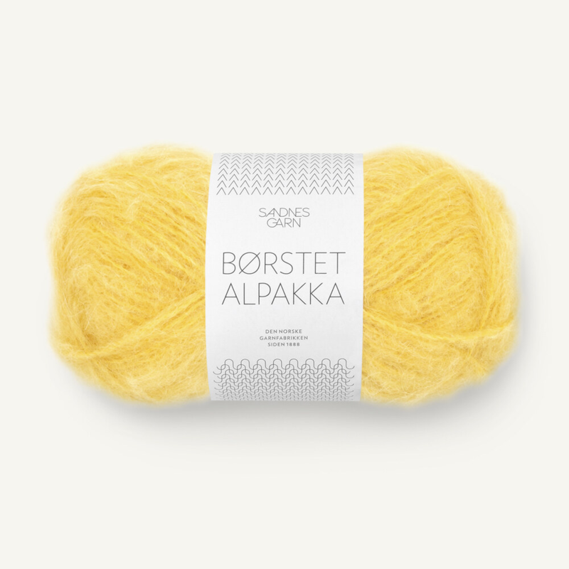 Sandnes Børstet Alpakka 2016 Sunny Yellow