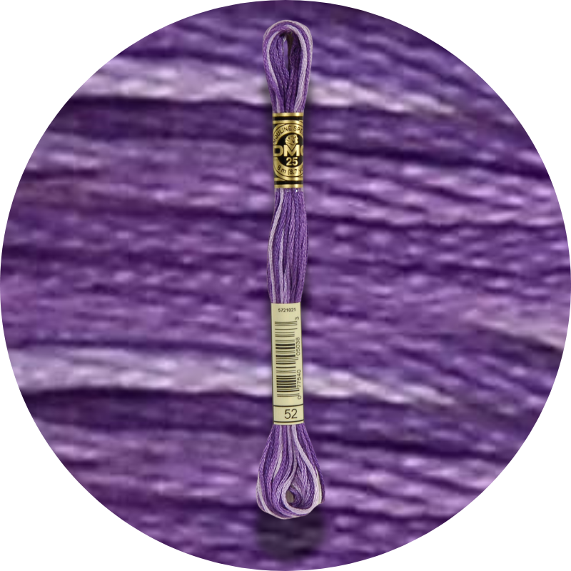 DMC Mouliné Spécial 25 Embroidery Thread, Colour Changing 0052