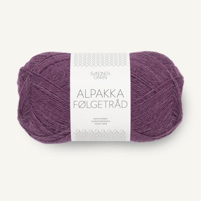 Sandnes Alpakka Følgetråd 4672 Blackberry Juice