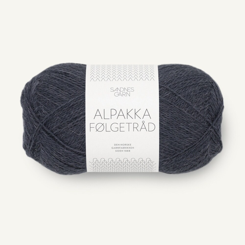Sandnes Alpakka Følgetråd 6581 Dark Grey Blue