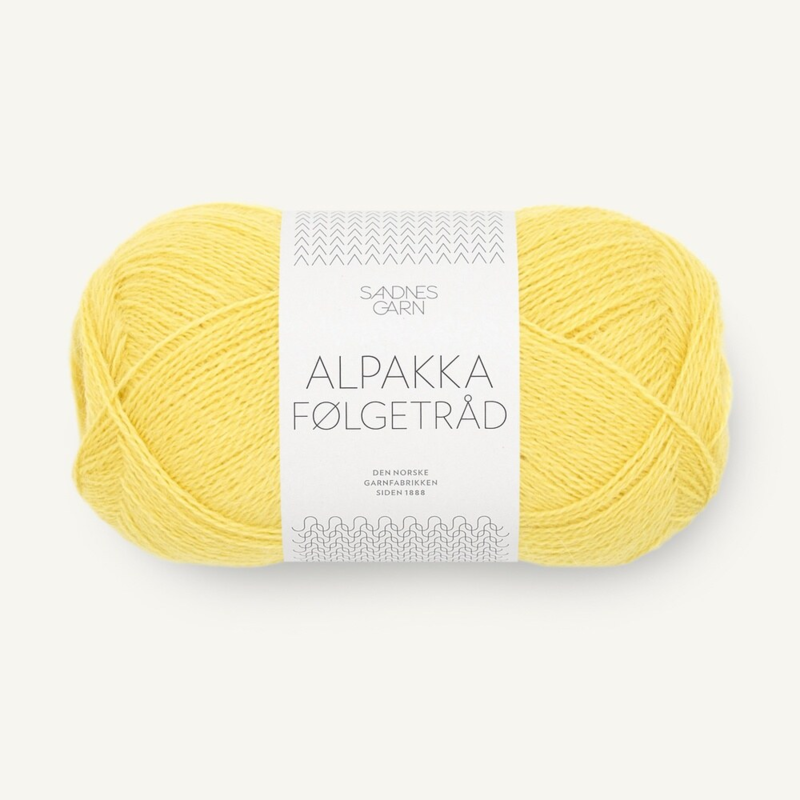 Sandnes Alpakka Følgetråd 9004 Lemon