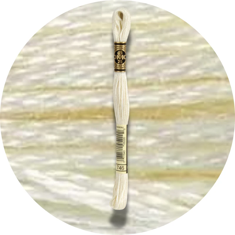 DMC Mouliné Spécial 25, Red/Yellow/Orange Shades 0746