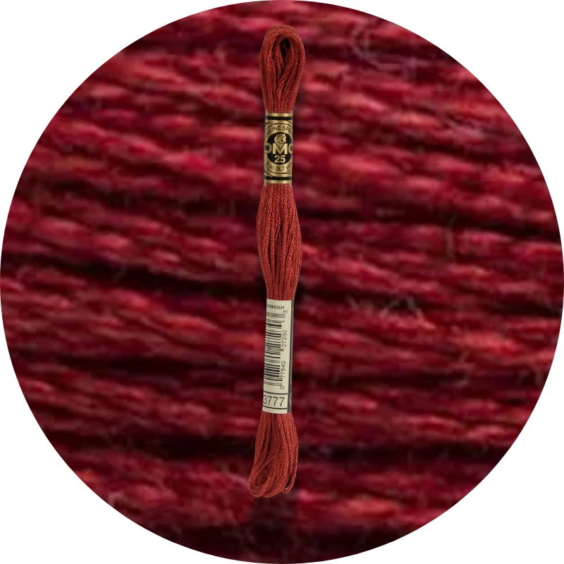 DMC Mouliné Spécial 25, Red/Yellow/Orange Shades 3777