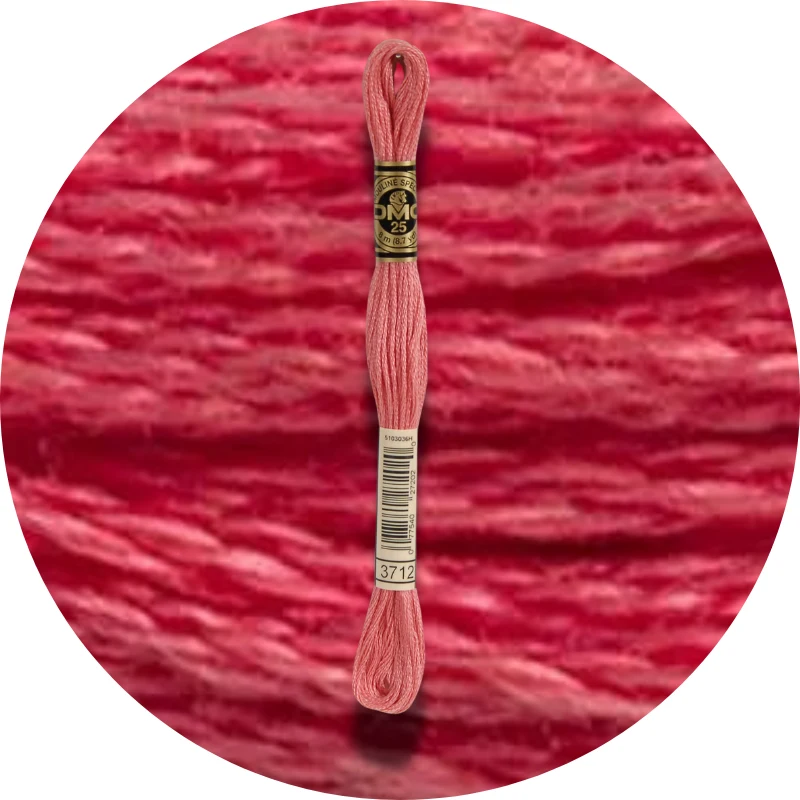 DMC Mouliné Spécial 25, Red/Yellow/Orange Shades 3712