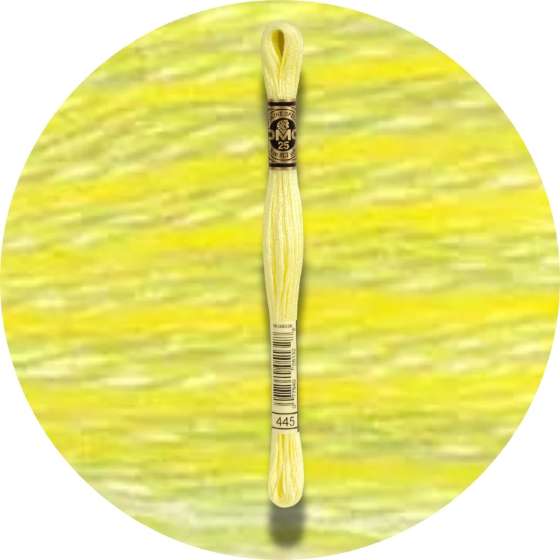 DMC Mouliné Spécial 25, Red/Yellow/Orange Shades 0445